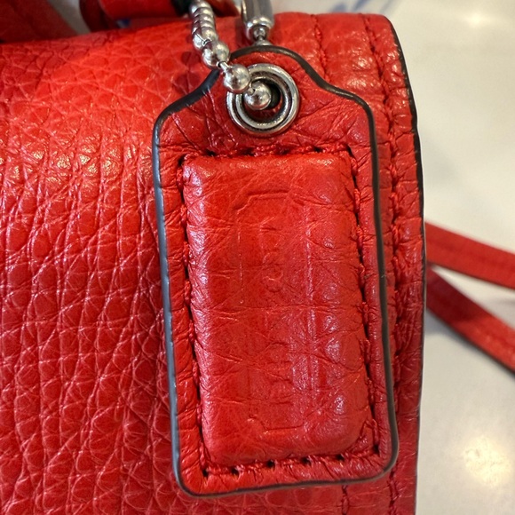 Coach Vibrant Red Crossbody Bag - Picture 5 of 6